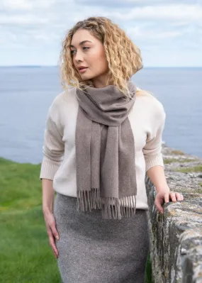 100% Cashmere Scarf | Taupe