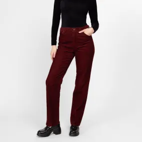 31x31 70s Wrangler Maroon Red Corduroy Pants Unisex