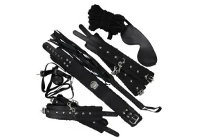 8-Piece Deep Black Kinky Weekender Set