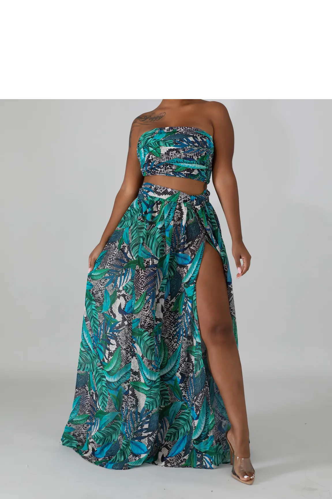 Abigail Maxi Skirt Set (Sizes: S-L)