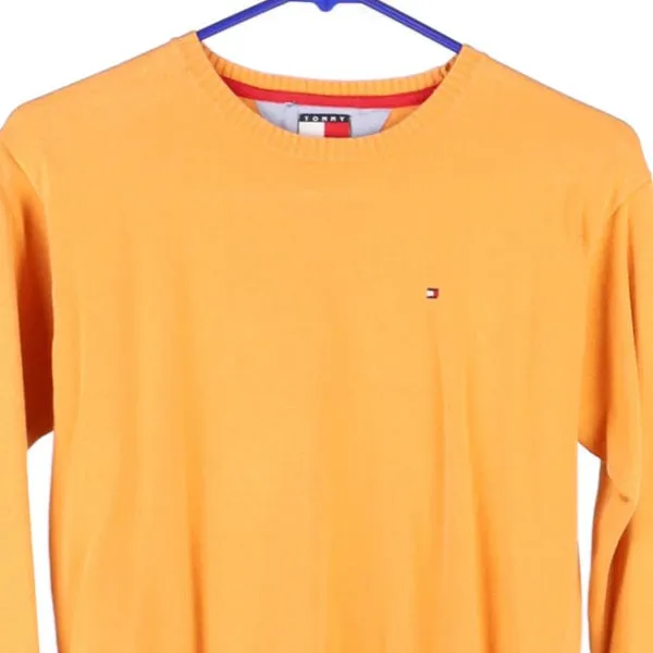 Age 10 Tommy Hilfiger Jumper - Small Orange Cotton
