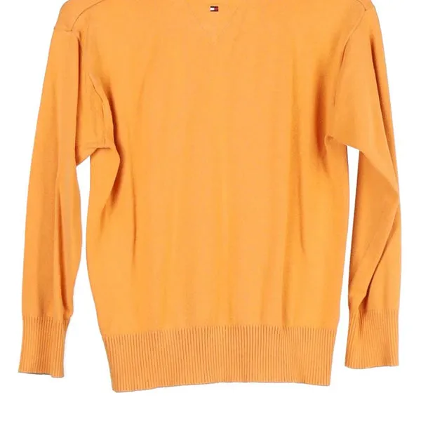 Age 10 Tommy Hilfiger Jumper - Small Orange Cotton