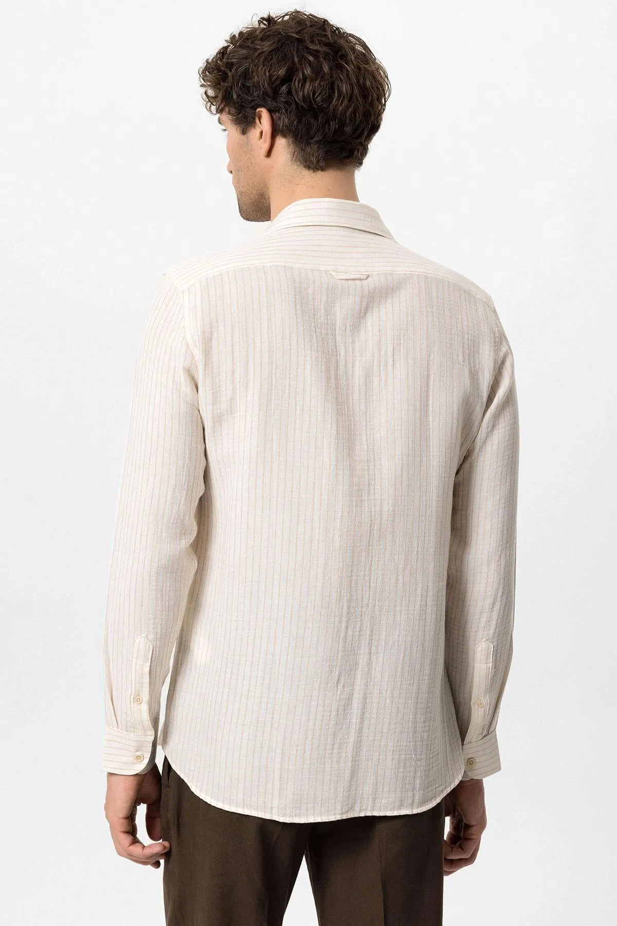 ANT Cotton Striped Men's Shirt - Meerbusch