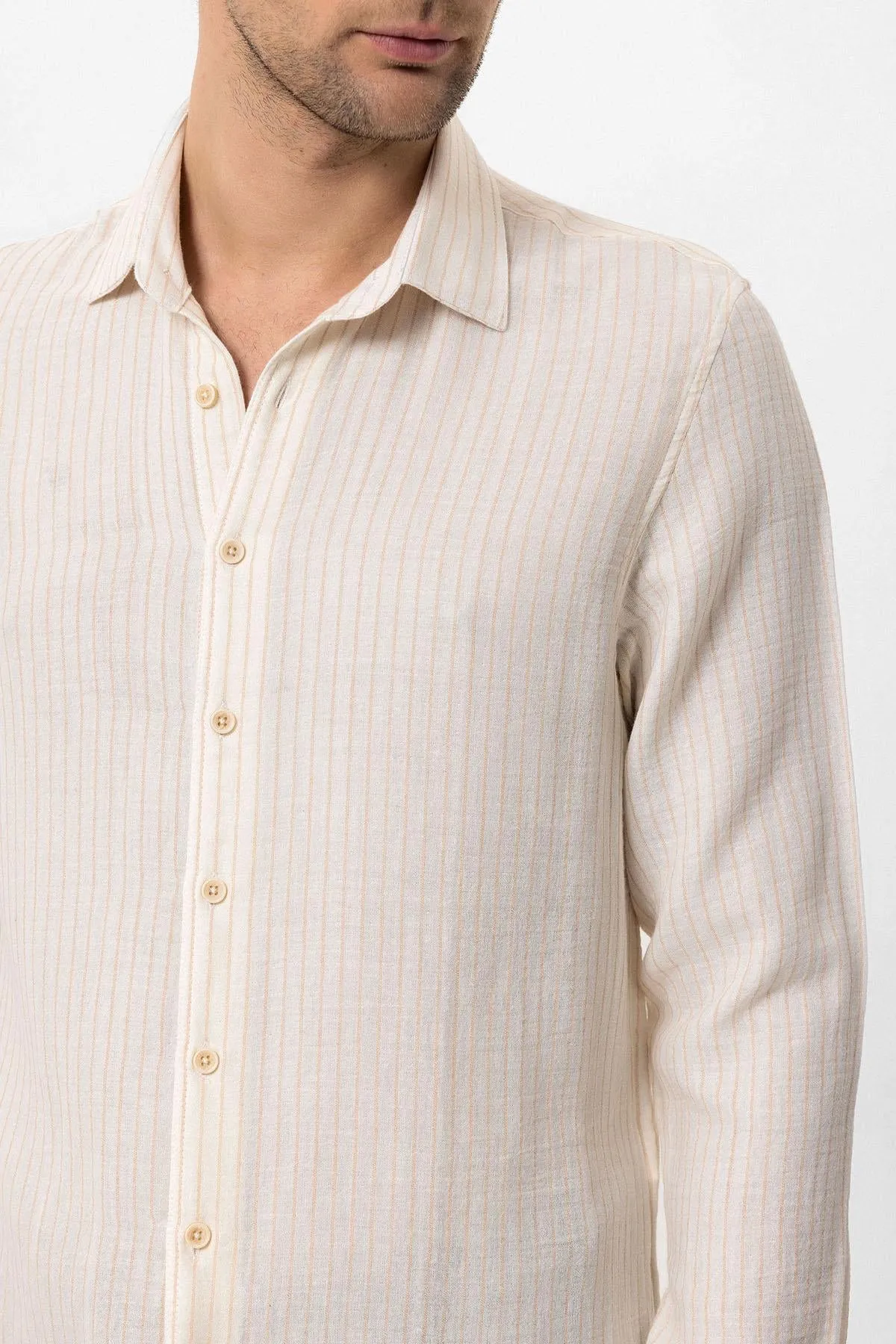 ANT Cotton Striped Men's Shirt - Meerbusch