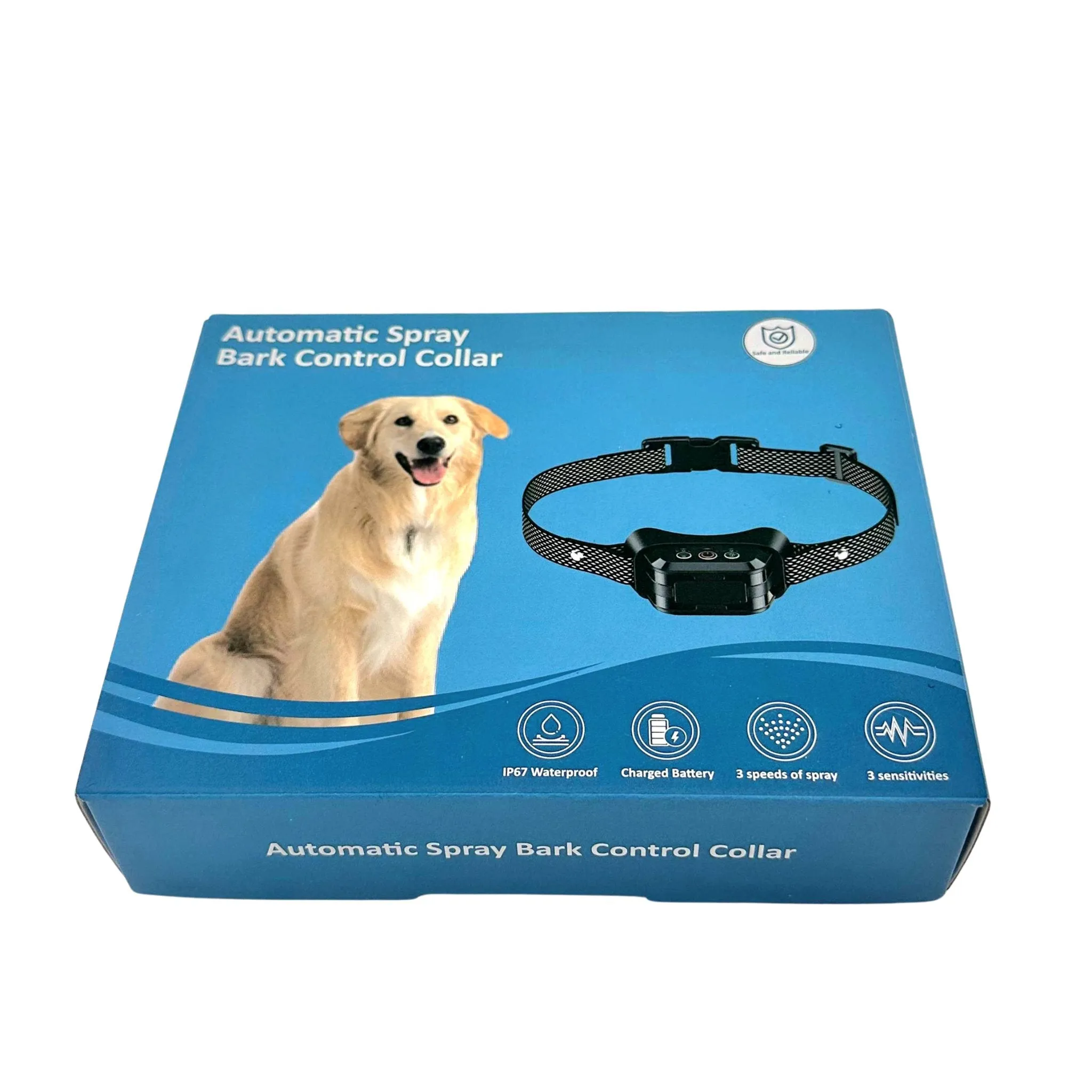 Auto Citronella Bark Collar, Upgraded Humane Anti Barking Collar for Dogs with 3 Spray Levels