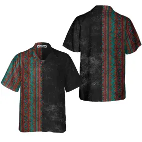 Aztec And Tribal Native American Hawaiian Shirt, Ethnic Pattern American Indian Shirt