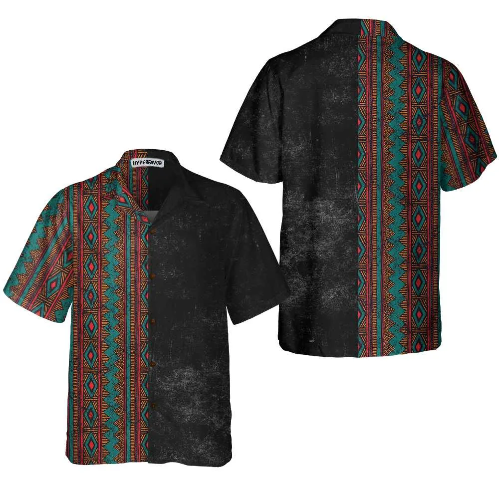 Aztec And Tribal Native American Hawaiian Shirt, Ethnic Pattern American Indian Shirt