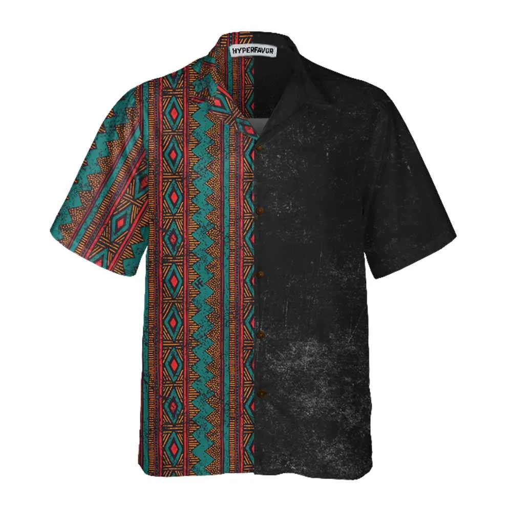 Aztec And Tribal Native American Hawaiian Shirt, Ethnic Pattern American Indian Shirt