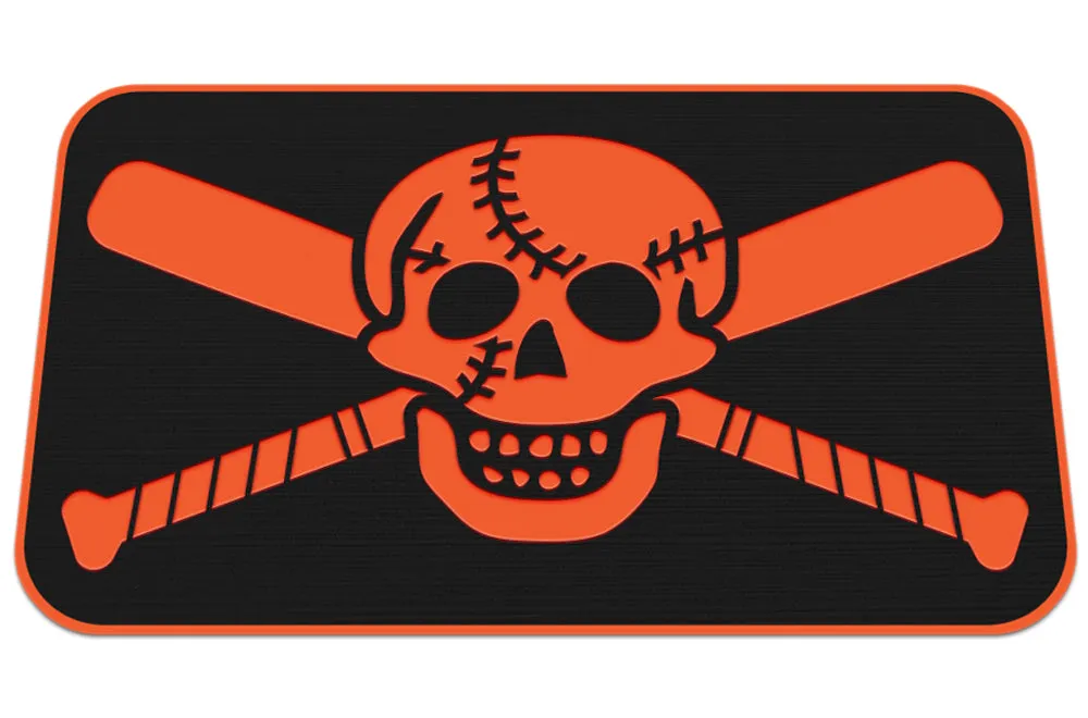BASEBALL SKULL - B/SO