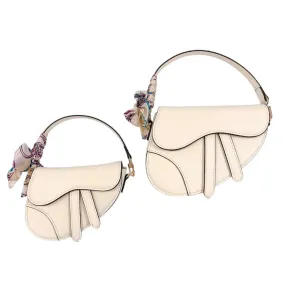 Big Saddle Purse with Scarf