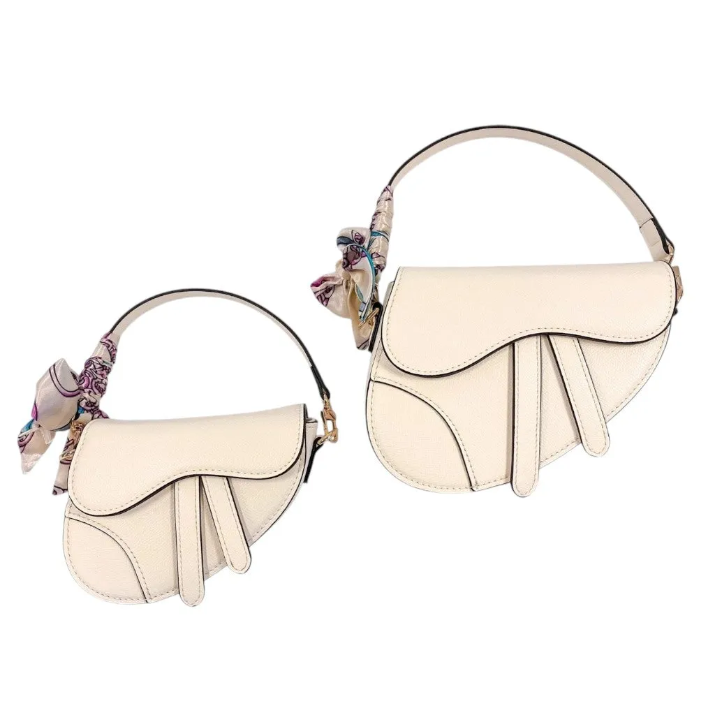Big Saddle Purse with Scarf