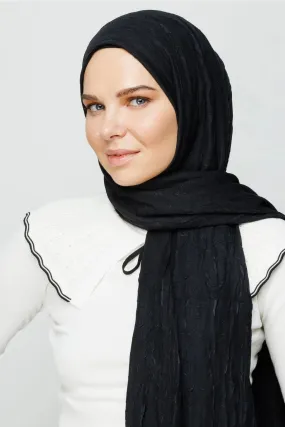 Black Bamboo Hijab