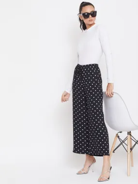 Black Polka Dot Culottes