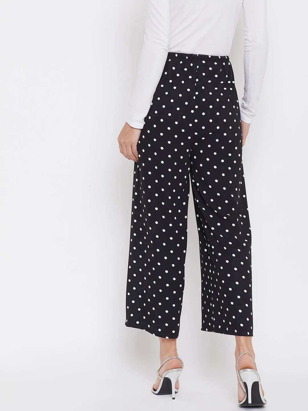 Black Polka Dot Culottes