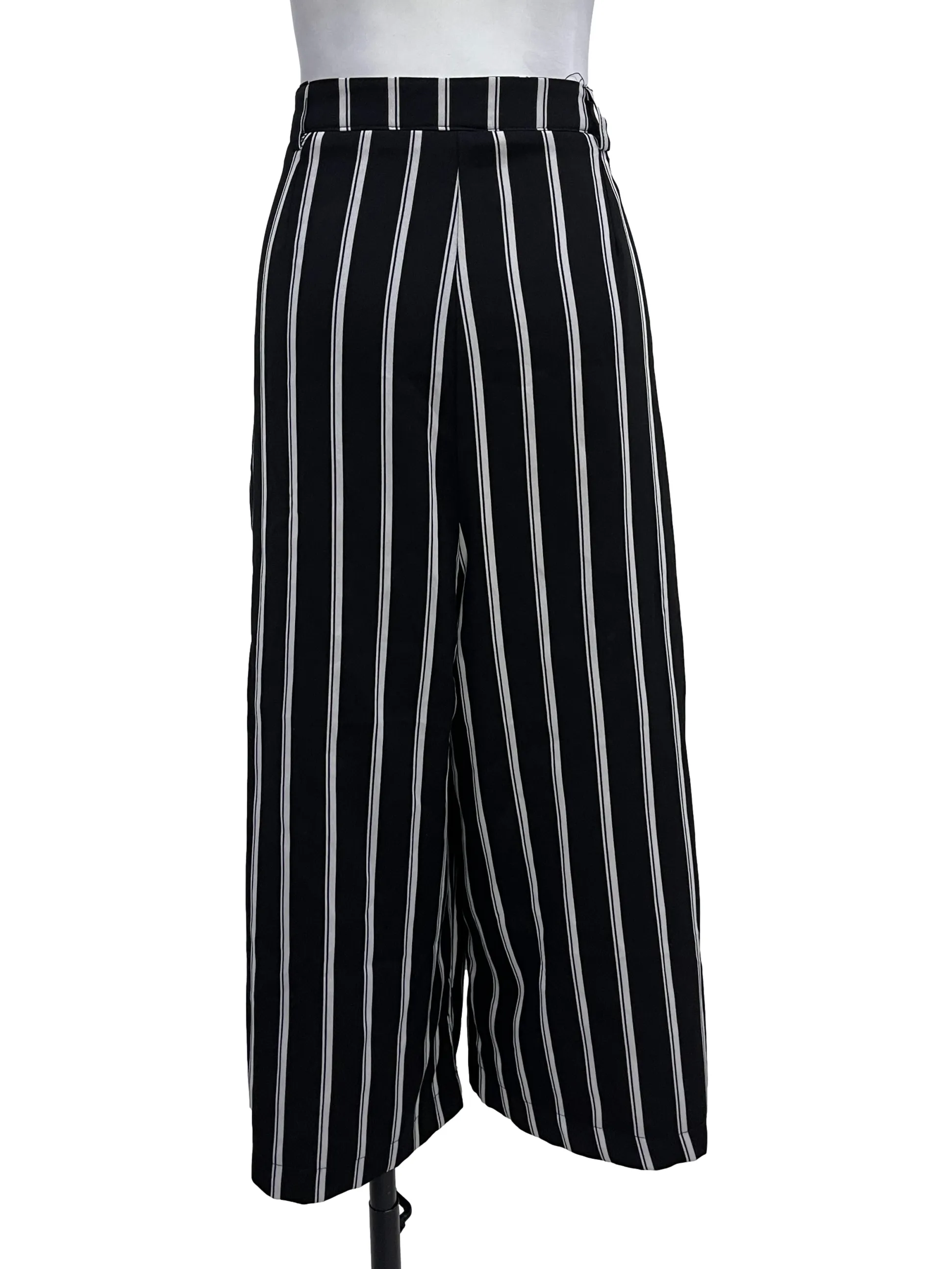 Black White Stripes Culottes