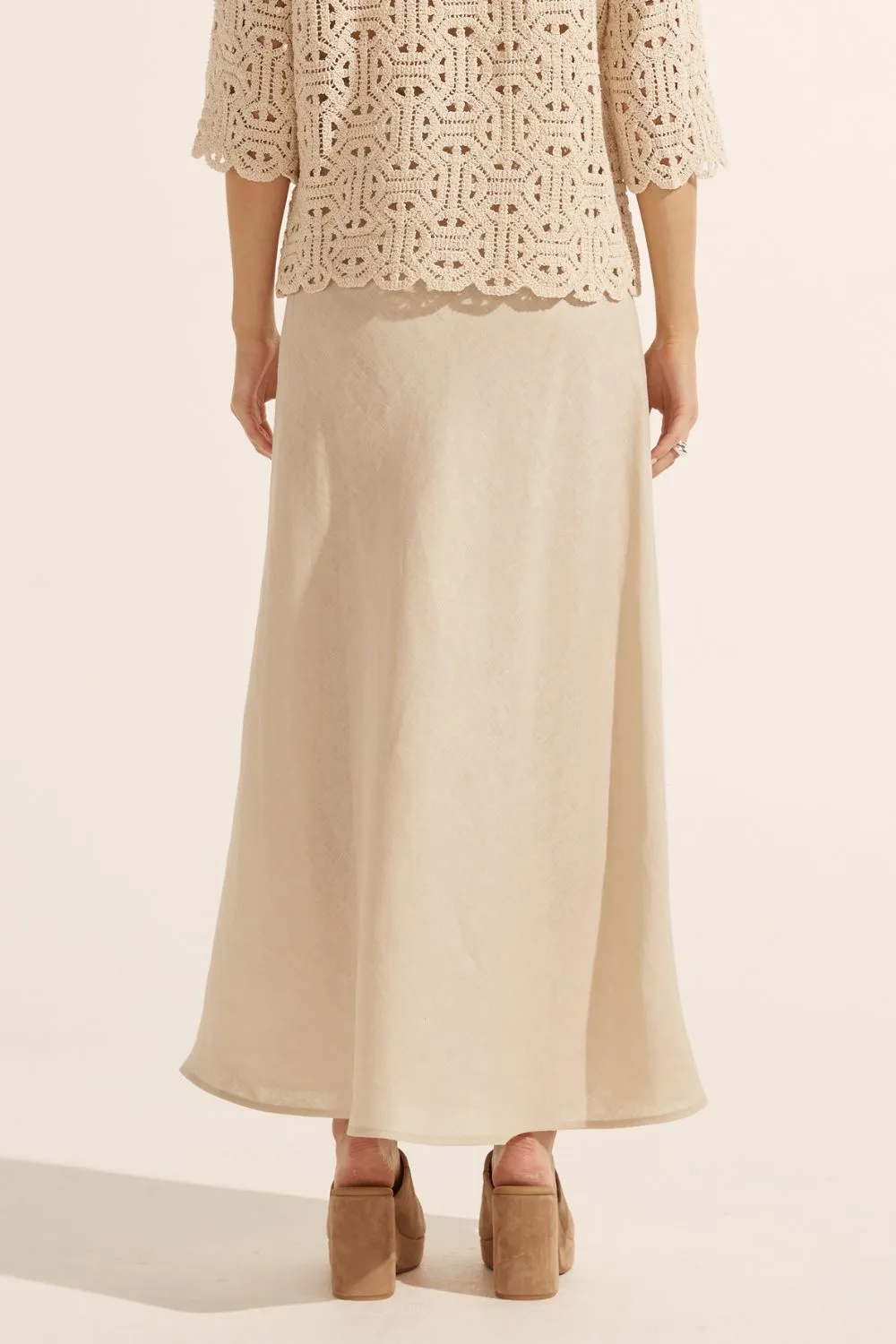 blend skirt - pebble