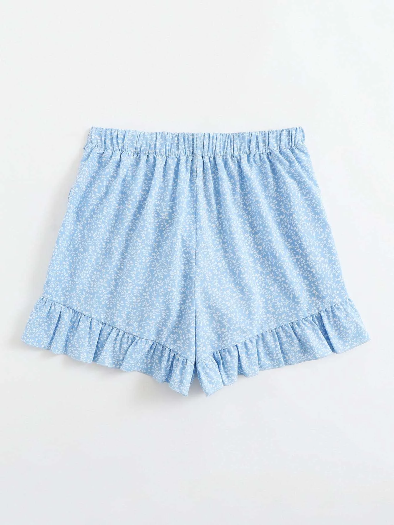 Boho All Over Print Wrap Natural Women Shorts