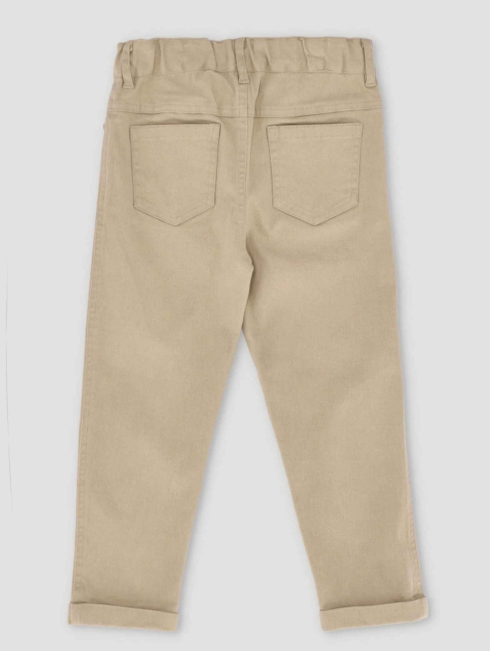 Boys Tan Denim Pant Kids