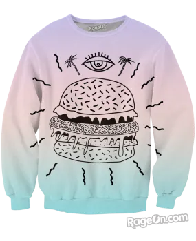 Burger Punx Crewneck Sweatshirt