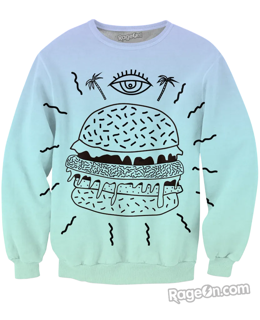 Burger Punx Crewneck Sweatshirt