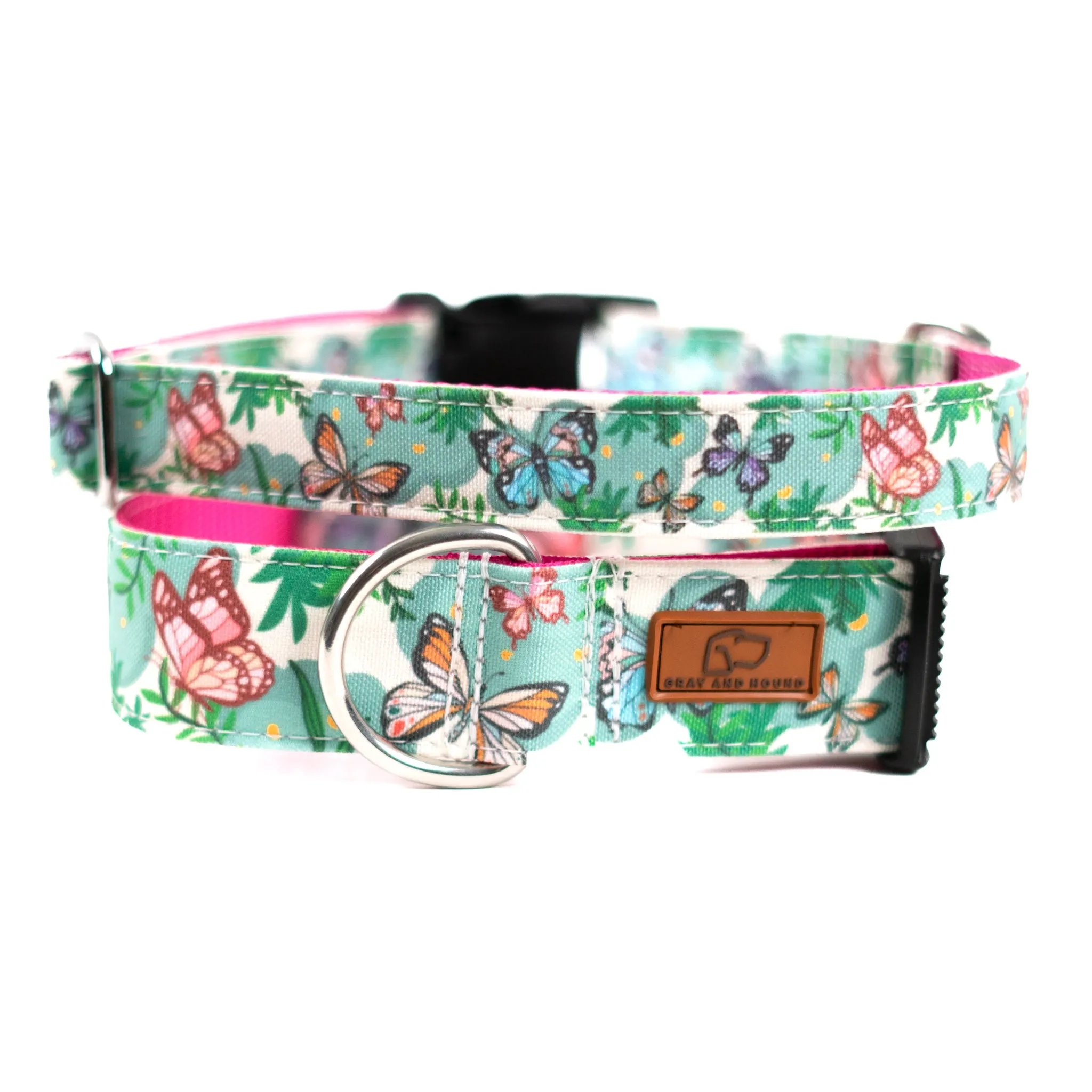 Butterfly Garden Dog Collar
