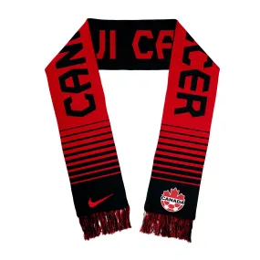 Canada National Soccer Team "OUI CAN" Nike Red/Black Jacquard Local Scarf