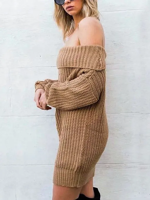 Carolina Off-Shoulder Knit Dress