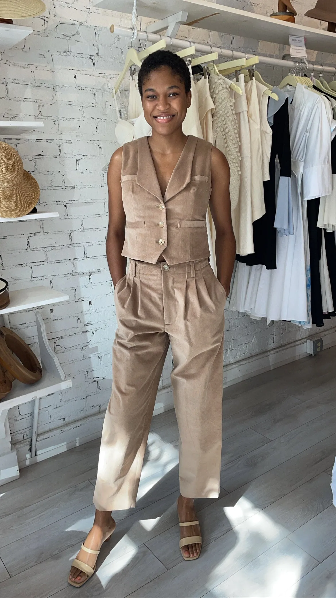 Cassie Pants - Corduroy - Camel