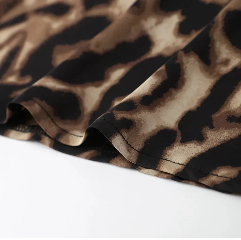 Cheetah Print Maxi Skirt