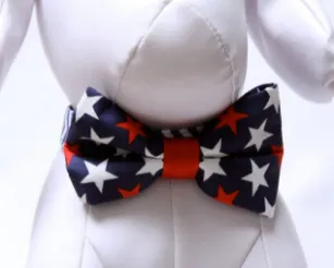 ChuckleHounds | Stars Bow Tie for Dog Collar | Dog Accessory