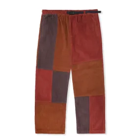 Cord Patchwork Pants - Autumn