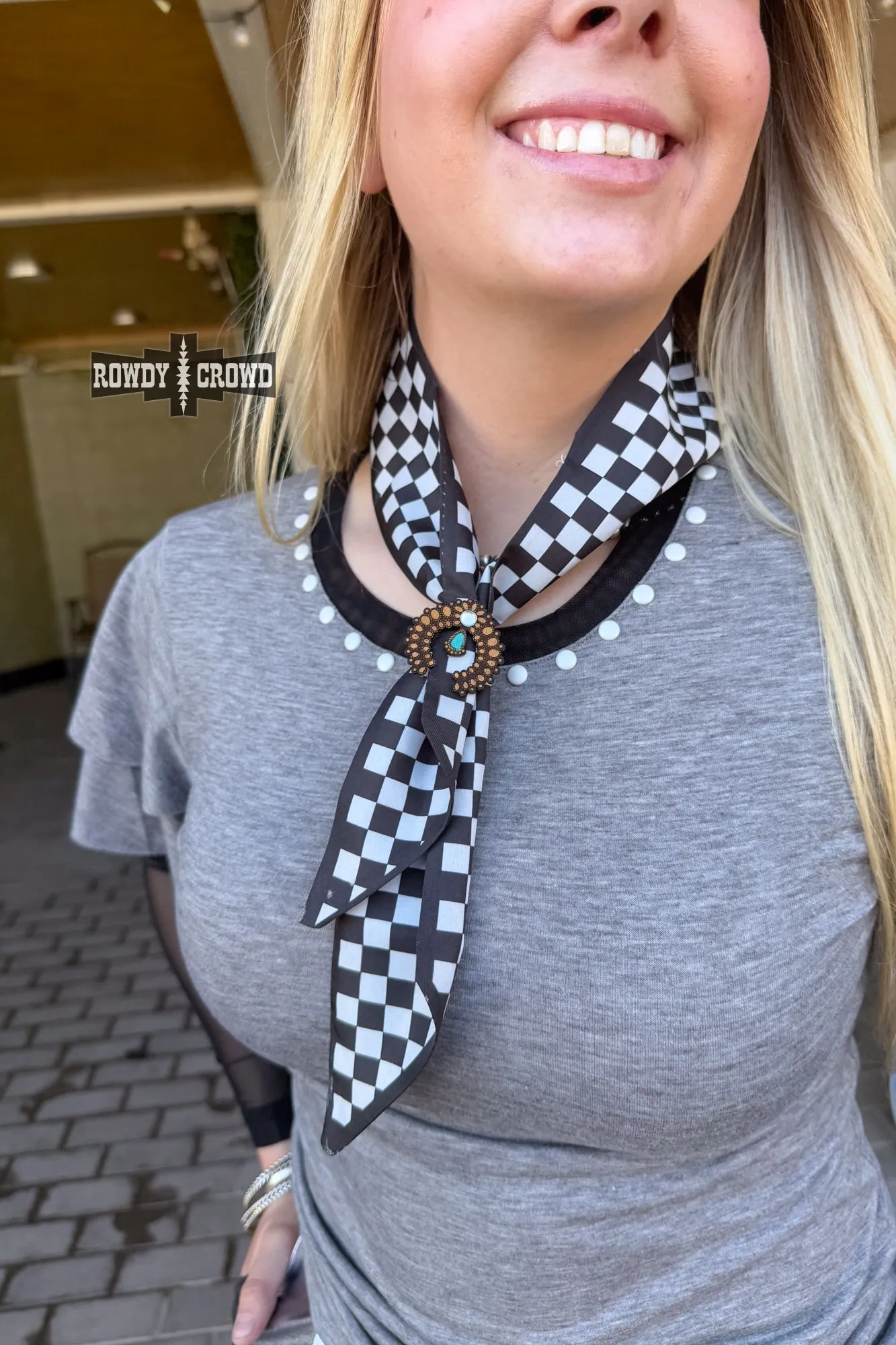 Cowboy Checkered Scarf