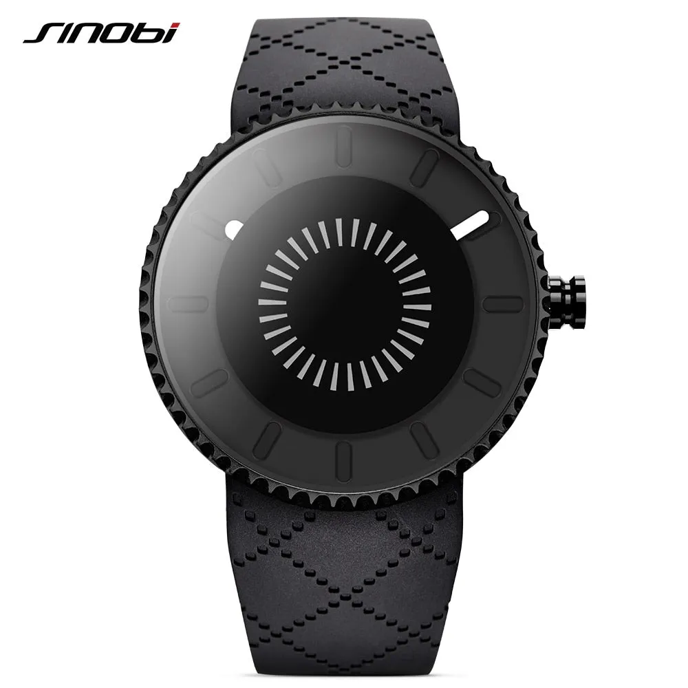Creative Sport Watch Unique Unisex Gear Design Silicone Band Quartz Movement  M13