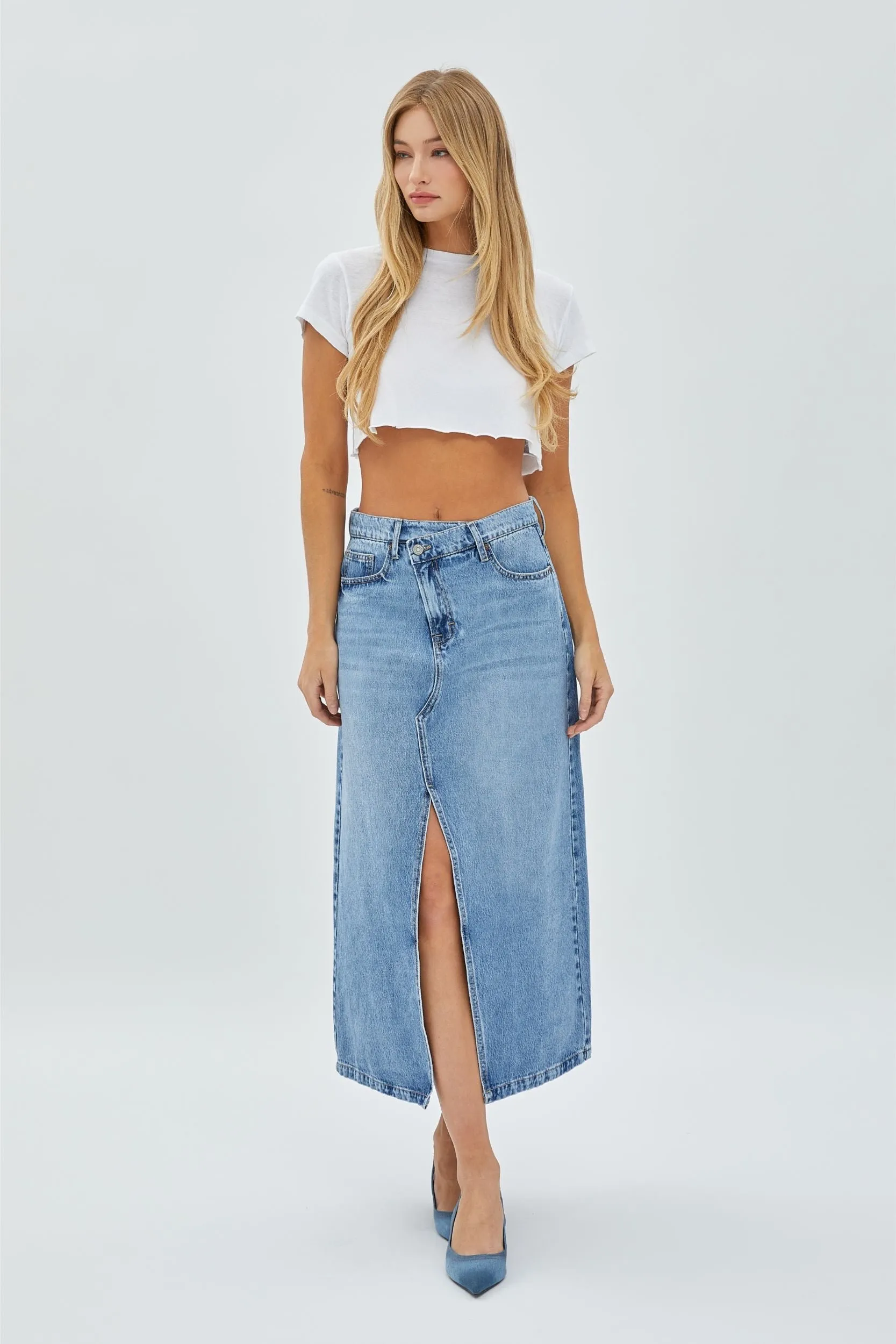 Cross Over Maxi Skirt