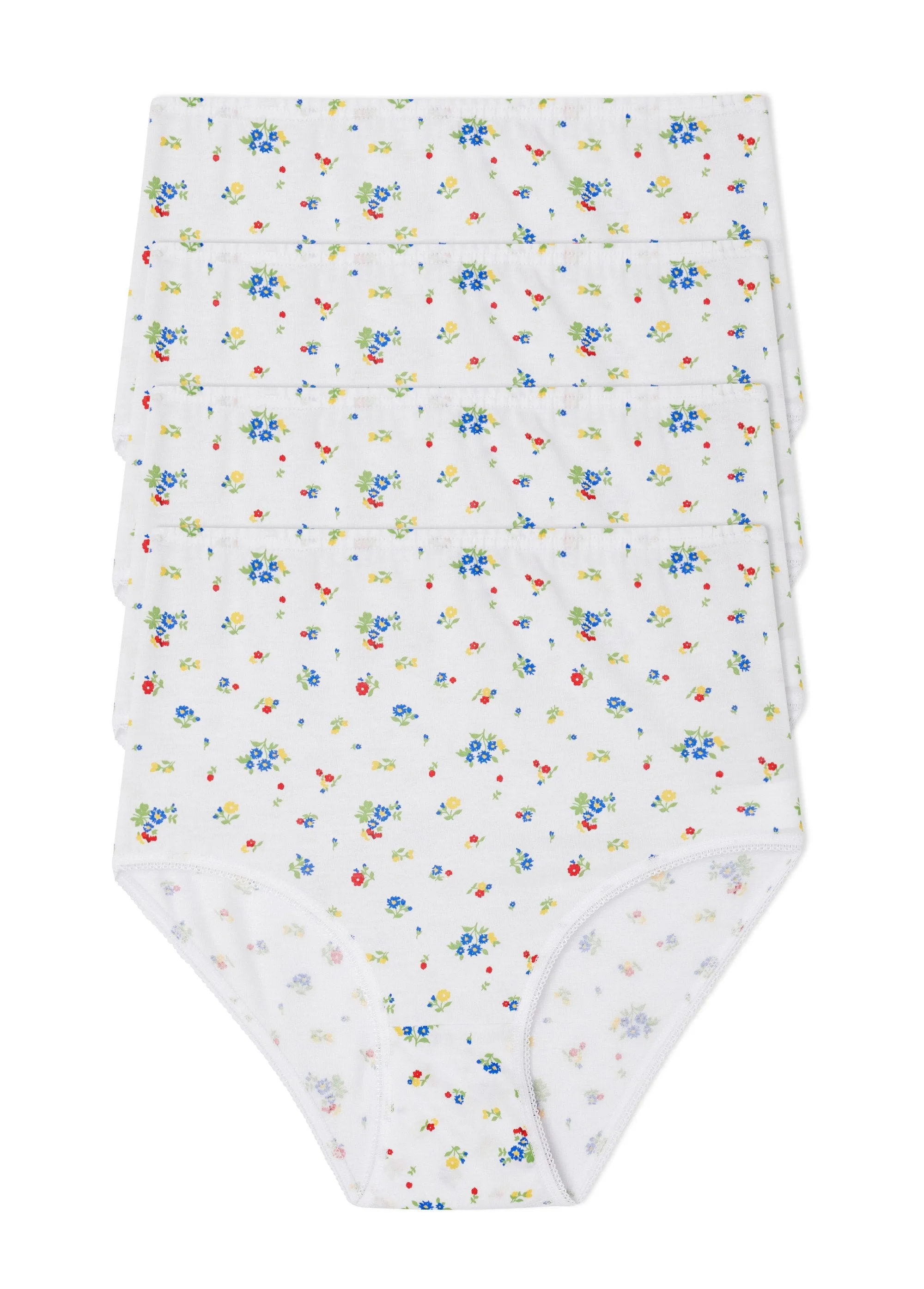 Culotte taille haute imprimée - lot de 4