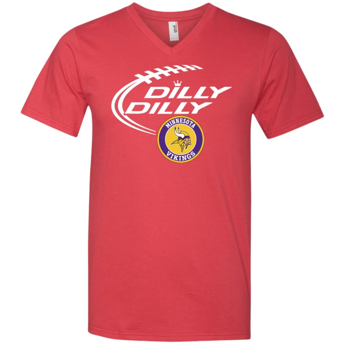 Dilly Dilly Minnesota Vikings Nfl Football Men V-Neck T-Shirt