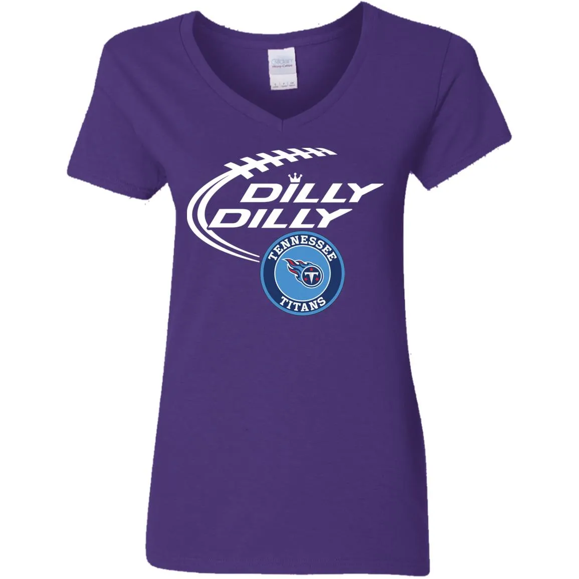 Dilly Dilly Tennessee Titans Nfl Football Women V-Neck T-Shirt