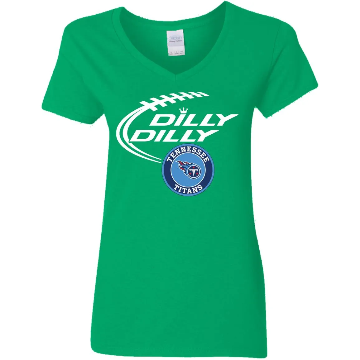 Dilly Dilly Tennessee Titans Nfl Football Women V-Neck T-Shirt