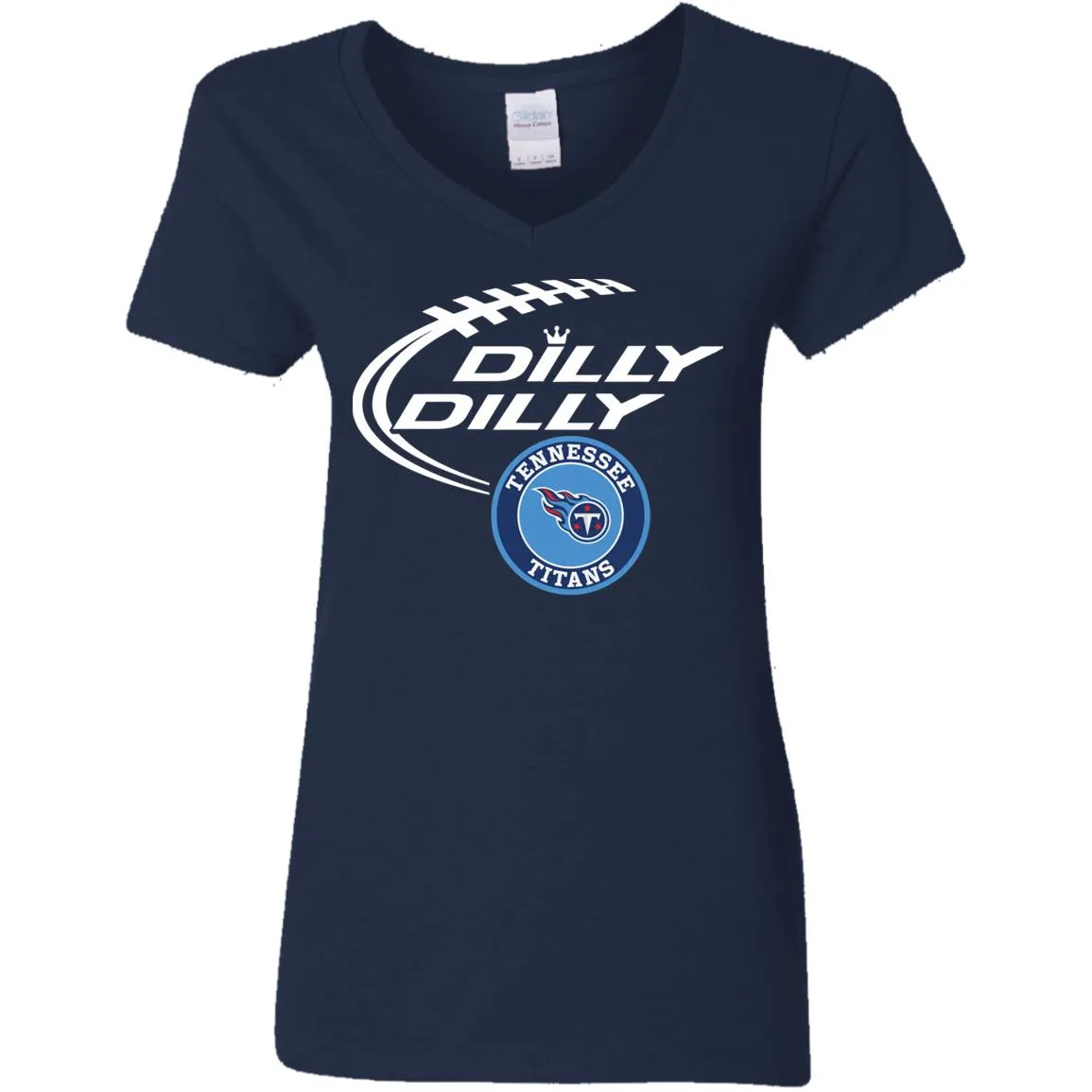 Dilly Dilly Tennessee Titans Nfl Football Women V-Neck T-Shirt