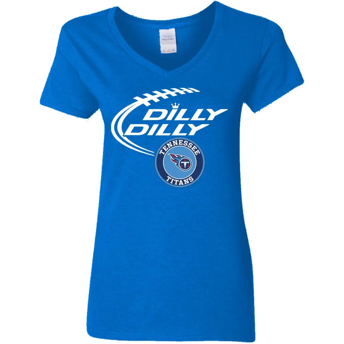 Dilly Dilly Tennessee Titans Nfl Football Women V-Neck T-Shirt