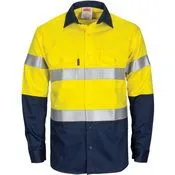 DNC 3409 PATRON SAINT L/S REFLECTIVE HI VIS FR/ARC RATED DRILL SHIRT