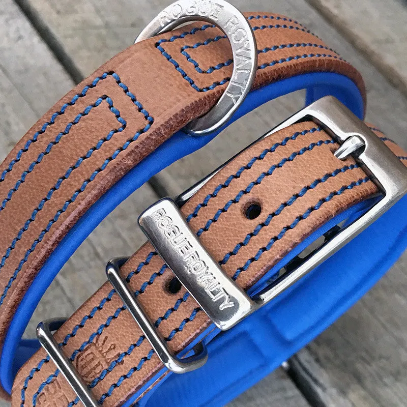 Dog Collar - Tuscan Rogue Tan|Blue NIET RUILEN ARTIKEL