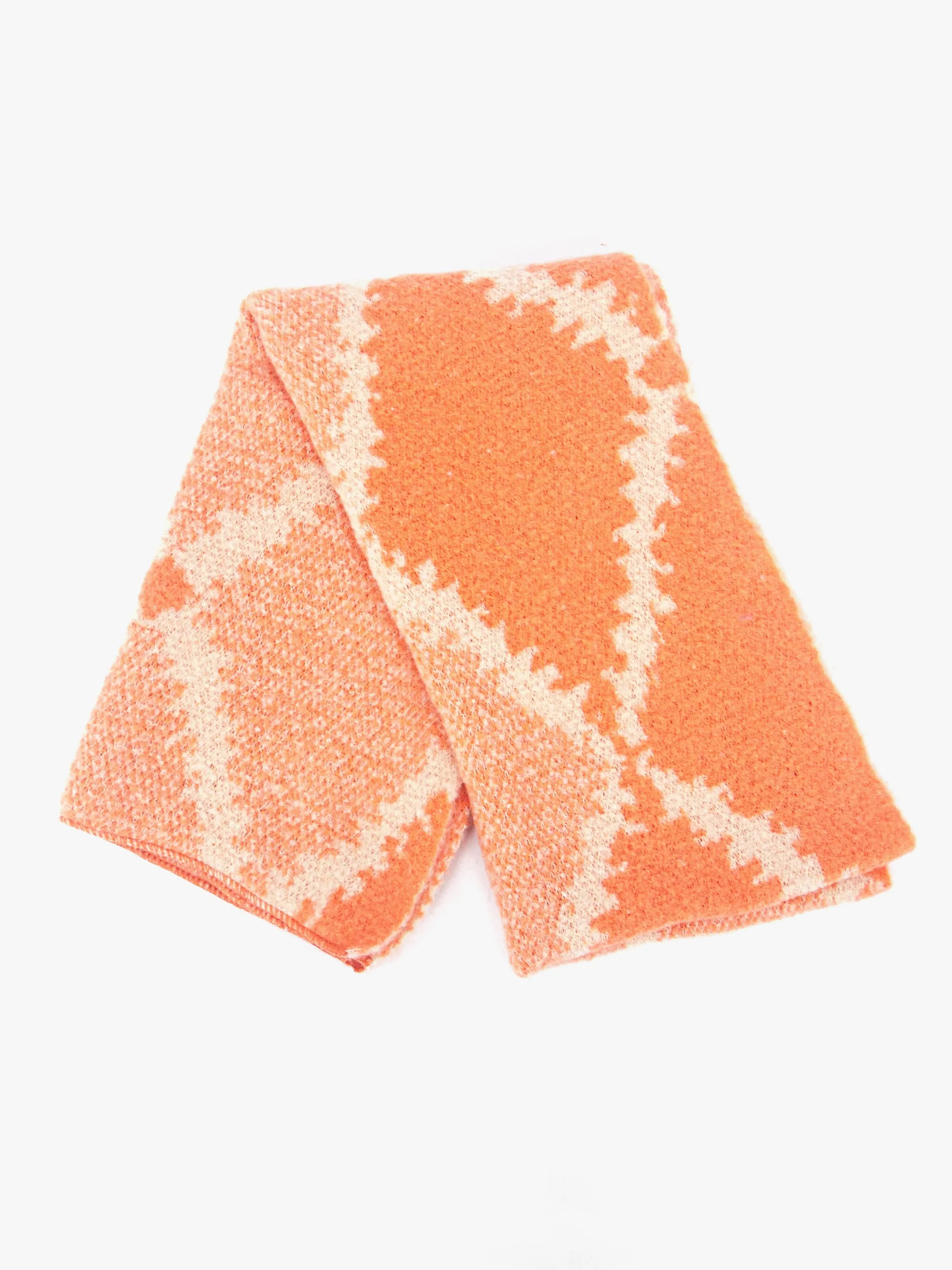 Dove Heavyweight Scarf - Orange, Crosshatch