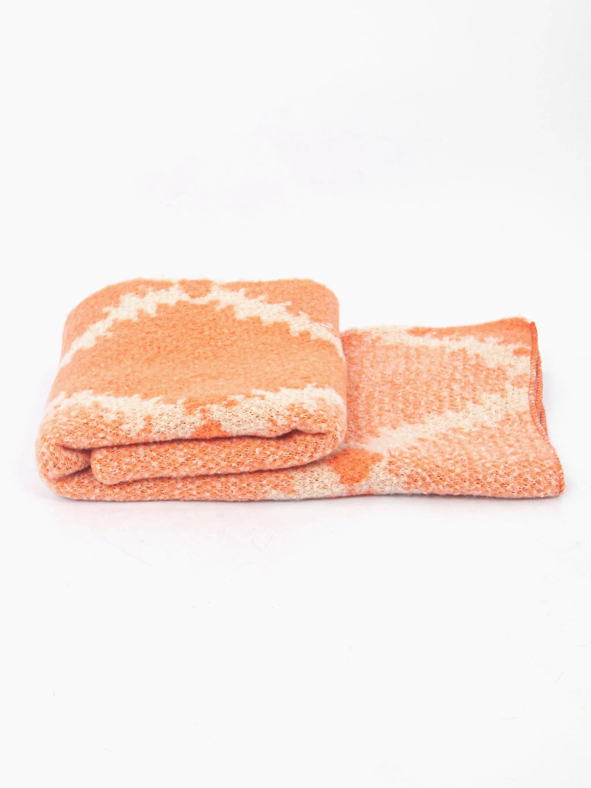 Dove Heavyweight Scarf - Orange, Crosshatch