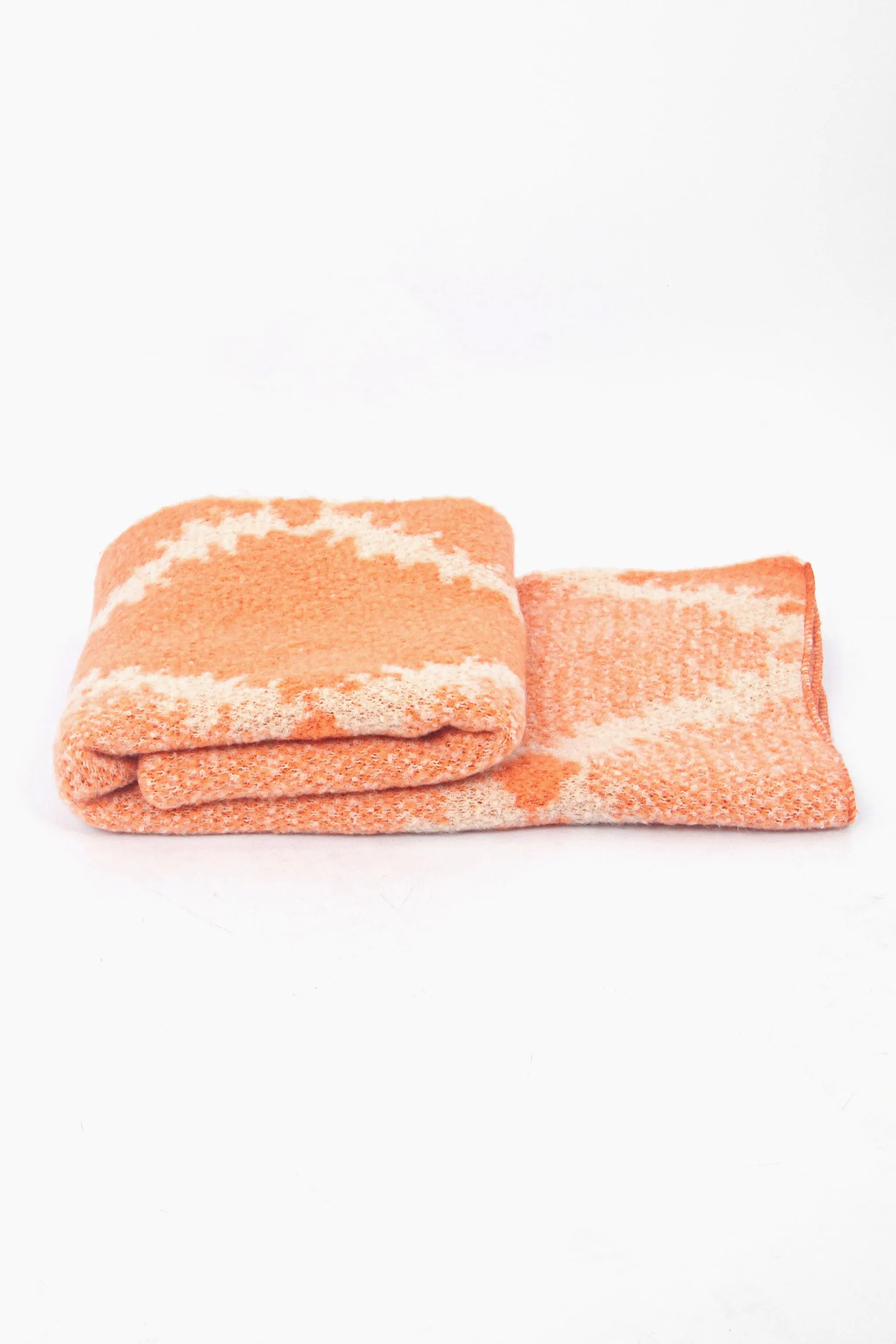 Dove Heavyweight Scarf - Orange, Crosshatch