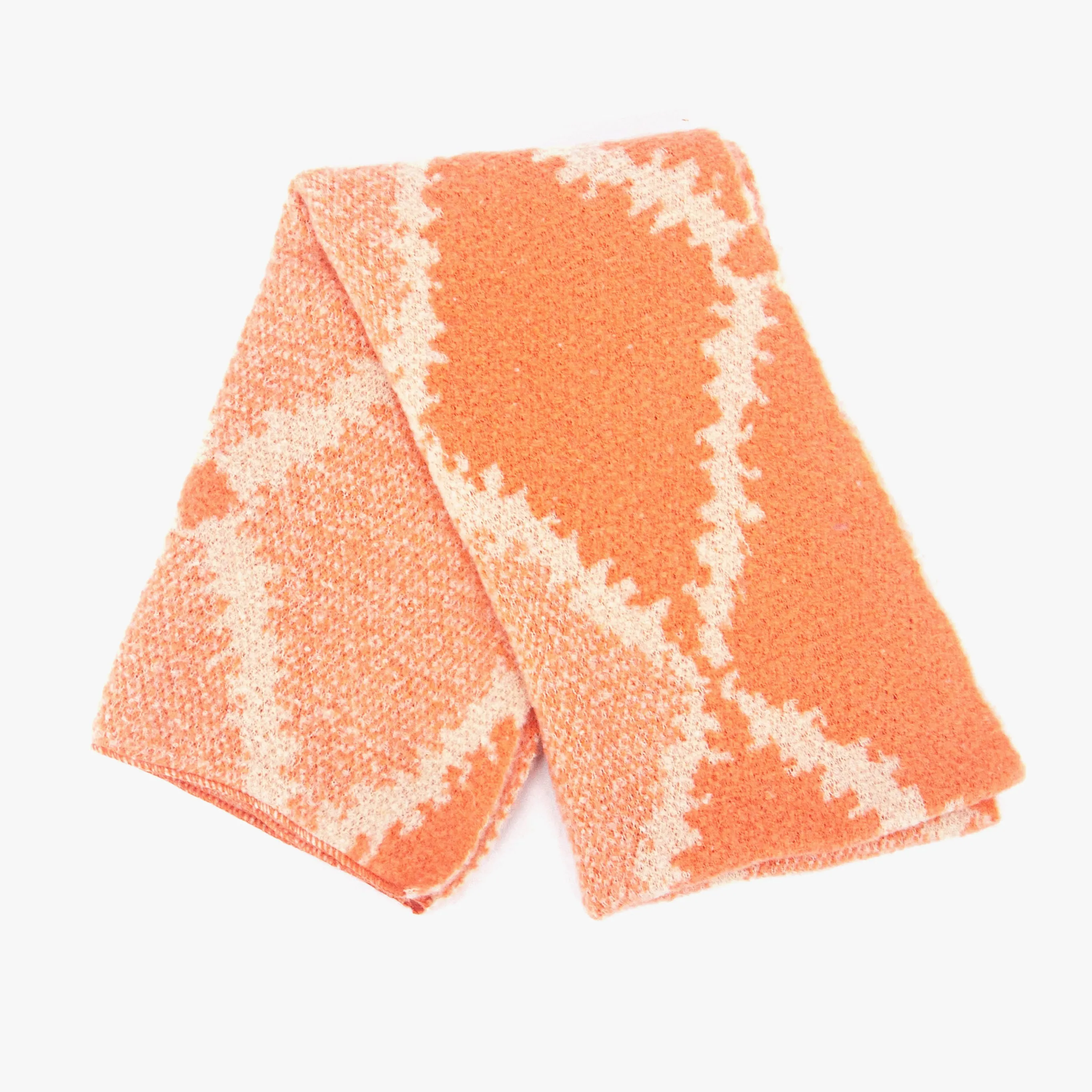 Dove Heavyweight Scarf - Orange, Crosshatch
