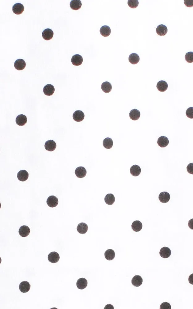 EAS8741 Polka Dot Print Cotton Infinity Scarf
