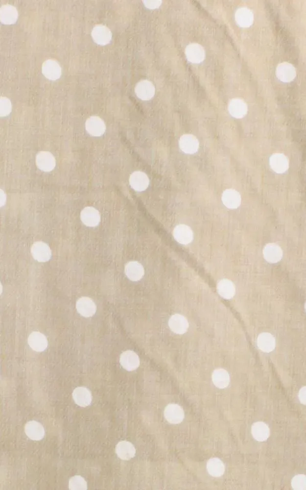EAS8741 Polka Dot Print Cotton Infinity Scarf