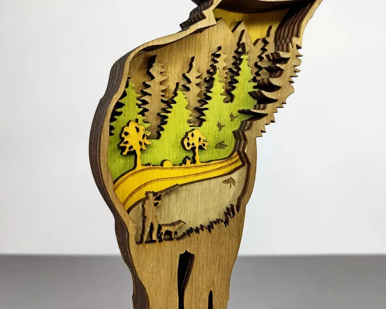 Elk Layer Art