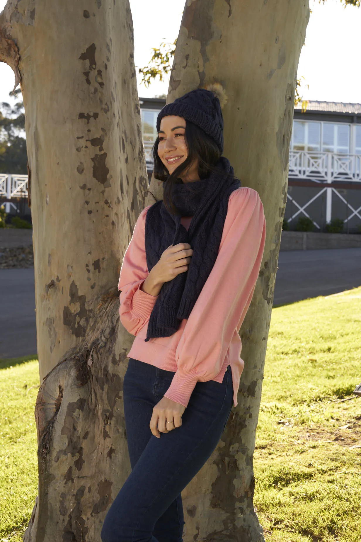 Elsie Beanie - Navy